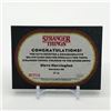 Image 2 : TOPPS NETFLIX STRANGER THINGS COMMEMORATIVE PIN TRADING CARD - HAWKINS HIGH SCHOOL