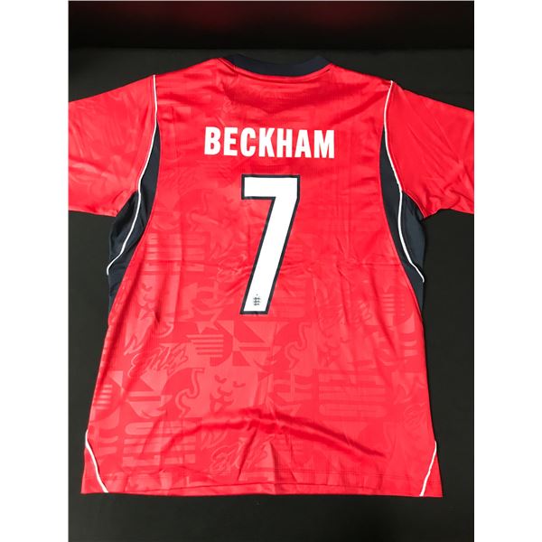 DAVID BECKHAM ENGLAND SOCCER JERSEY NEW WITH TAGS