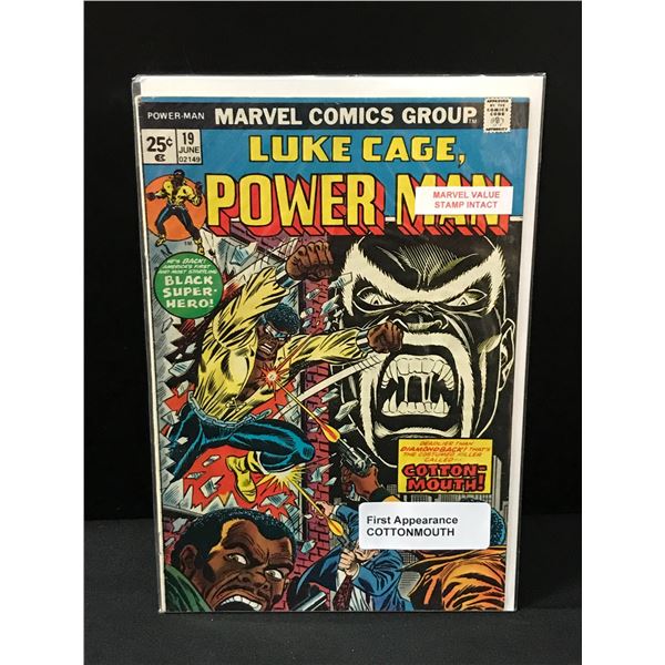 LUKE CAGE #19 1ST APP COTTONMOUTH - MARVEL COMICS