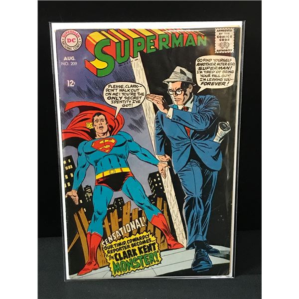 SUPERMAN #209 - DC COMICS