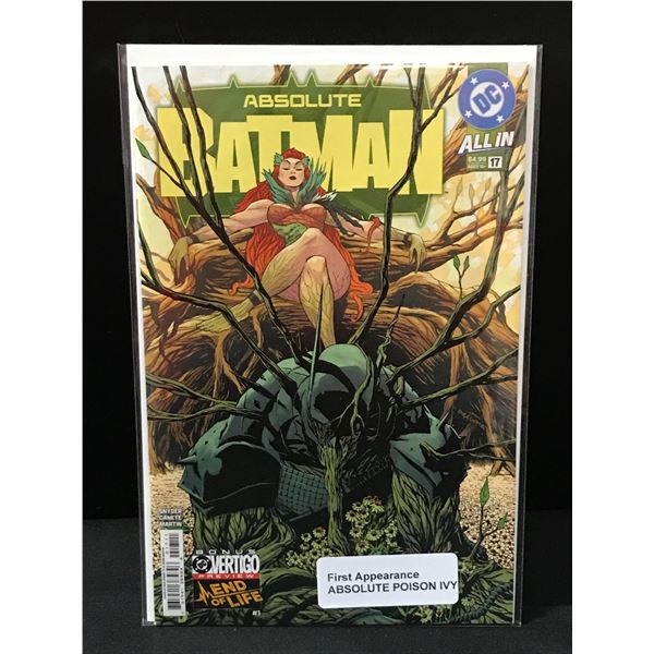 ABSOLUTE BATMAN #17 1ST ABSOLUTE POISON IVY - DC COMICS