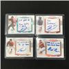 Image 1 : LOT OF 4 2019 TRINITY LEAF SIGNED BASEBALL TRADING CARDS