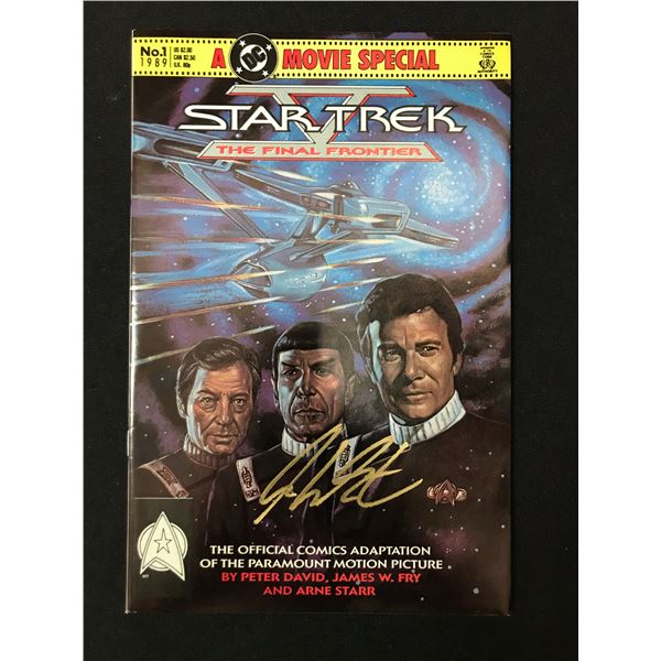 WILLIAM SHATNER SIGNED STAR TREK MOVIE COMIC - WWOC COA