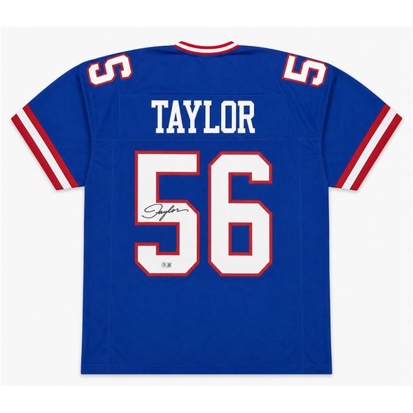LAWRENCE TAYLOR SIGNED NY GIANTS JERSEY - BECKETT COA