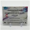 Image 2 : 2020 TOPPS INCEPTION BASEBALL AARON CIVALE SIGNED PATCH ROOKIE TRADING CARD 22/25