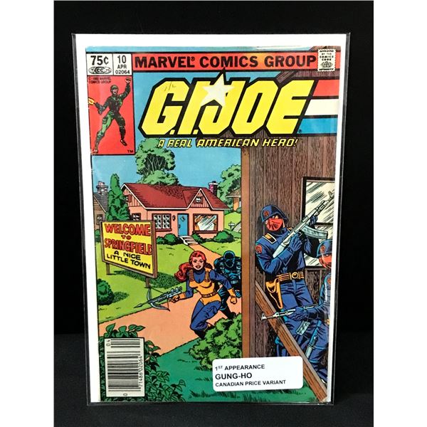 G.I JOE #10 1ST APP GUNG-HO CPV - MARVEL COMICS