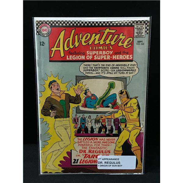 ADVENTURE COMICS #348 1ST APP DR. REGULUS - DC COMICS