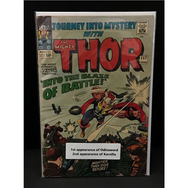 JOURNEY INTO MYSTERY WITH THE MIGHTY THOR #117 1ST APP OF ODINSWORD - MARVEL COMICS