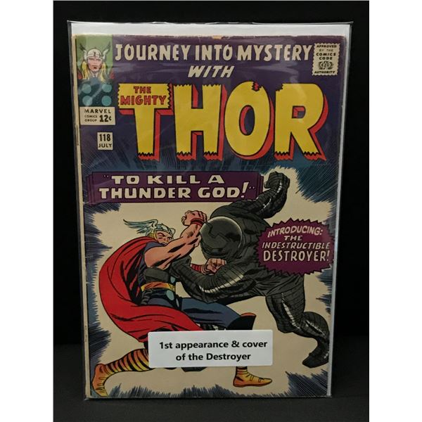 JOURNEY INTO MYSTERY WITH THE MIGHTY THOR #118 1ST APP OF DESTROYER - MARVEL COMICS