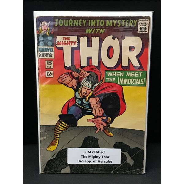 JOURNEY INTO MYSTERY WITH THE MIGHTY THOR #125 - MARVEL COMICS