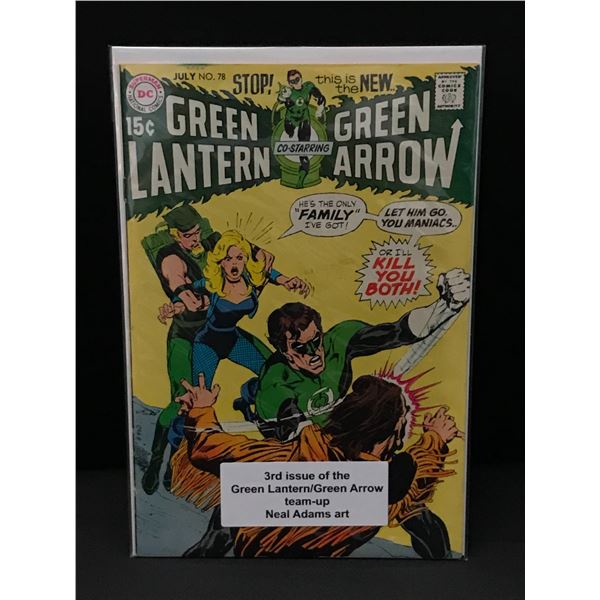 GREEN LANTERN CO-STARRING GREEN ARROW #78 - DC COMICS