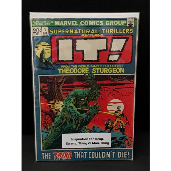 SUPERNATURAL THRILLERS FEATURING IT #1 - MARVEL COMICS