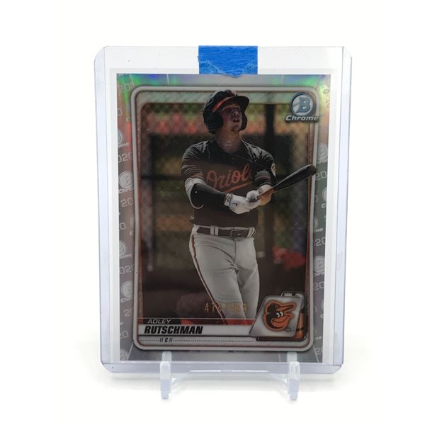 2020 BOWMAN CHROME ADLEY RUTSCHMAN BASEBALL TRADING CARD