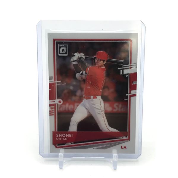 2020 PANINI DONRUSS OPTIC BASEBALL SHOHEI OHTANI TRADING CARD