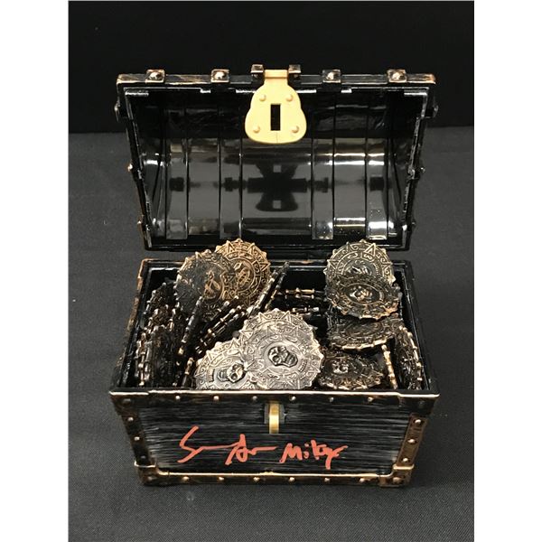 SEAN ASTIN SIGNED AND INSCRIBED GOONIES TREASURE CHEST - WWOC COA