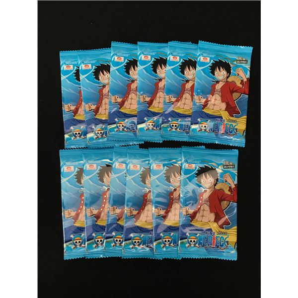 LOT OF 12 SEALED ONE PIECE BOOSTER PACKS