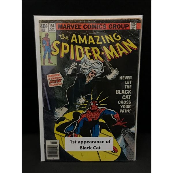 THE AMAZING SPIDERMAN #194 1ST APP OF BLACK CAT - MARVEL COMICS