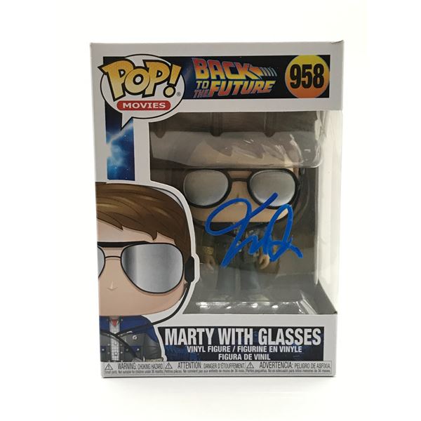 MICHAEL J FOX SIGNED BACK TO THE FUTURE FUNKO POP - WWOC COA