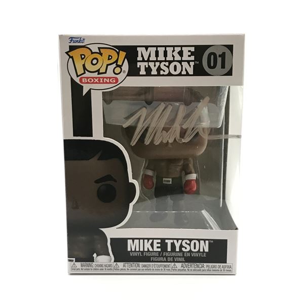 MIKE TYSON SIGNED FUNKO POP - WWOC COA