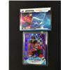 Image 1 : LOT OF 2 UPPER DECK JACK HUGHES ROOKIE HOCKEY TRADING CARDS