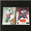 Image 1 : LOT OF 2 NOAH DOBSON PATCH HOCKEY TRADING CARDS