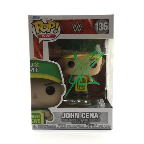 JOHN CENA SIGNED FUNKO POP - WWOC COA