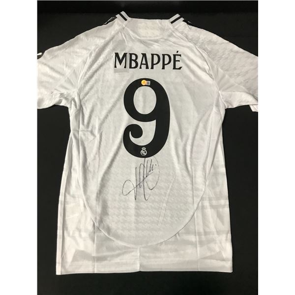 MBAPPE SIGNED REAL MADRID SOCCER JERSEY - BECKETT COA