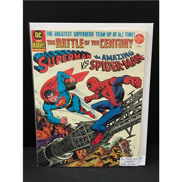 THE BATTLE OF THE CENTURY SUPERMAN VS SPIDERMAN - DC / MARVEL CROSSOVER