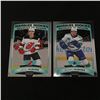 Image 1 : LOT OF 2 OPC MARQUEE ROOKIES TRADING CARDS JACK AND QUINN HUGHES