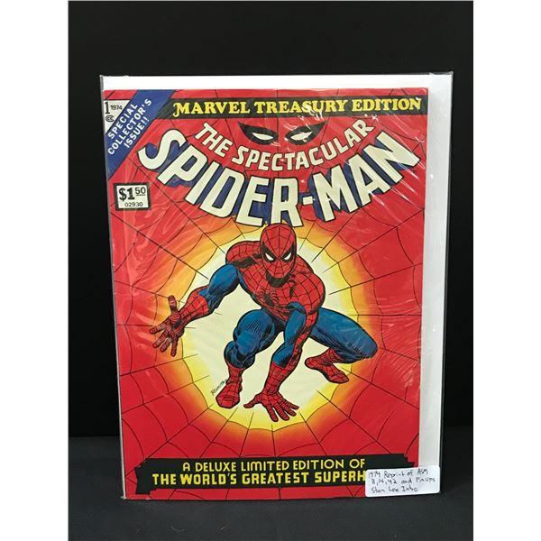 THE SPECTACULAR SPIDERMAN (1974) REPRINT OF ASM ANNUAL 8, 14  42 - MARVEL COMICS TREASURY EDITION