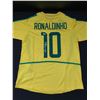 Image 1 : RONALDHINO SIGNED BRAZIL SOCCER JERSEY - BECKETT COA