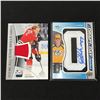 Image 1 : LOT OF 2 HOCKEY PATCH TRADING CARDS - 1 SIGNED