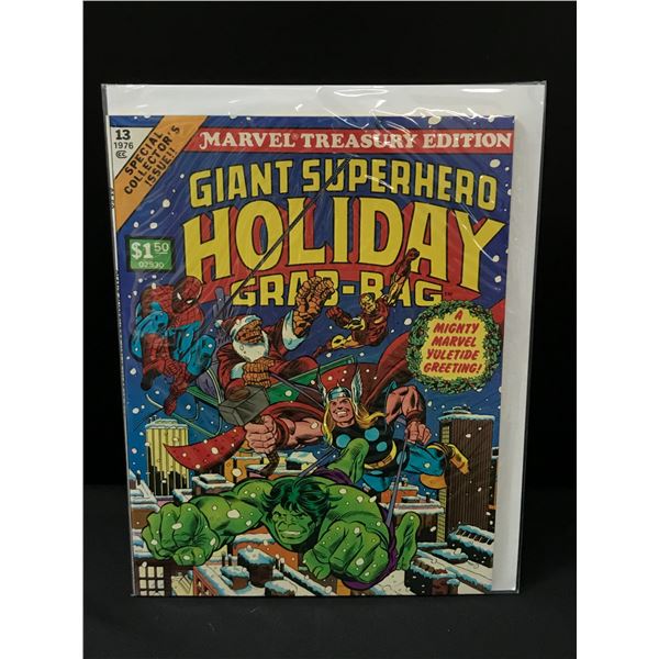 GIANT SUPERHERO HOLIDAY GRAB BAG MARVEL TREASURY EDITION - MARVEL COMICS