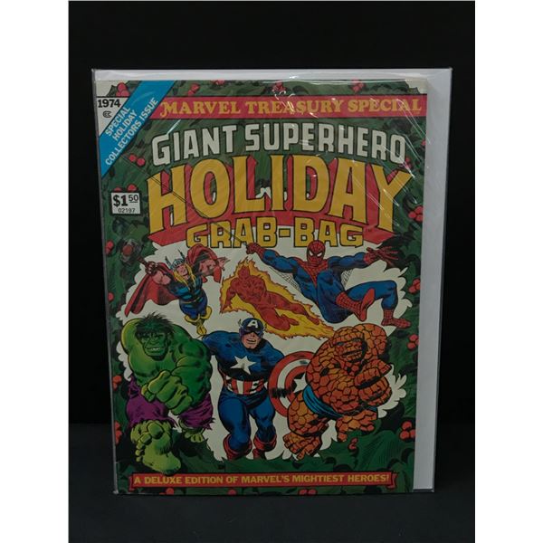 GIANT SUPERHERO HOLIDAY GRAB BAG MARVEL TREASURY EDITION - MARVEL COMICS