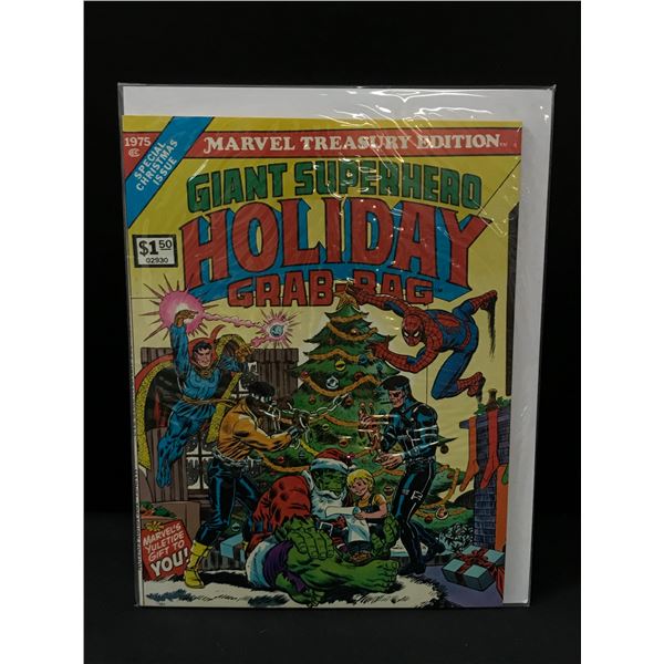 GIANT SUPERHERO HOLIDAY GRAB BAG MARVEL TREASURY EDITION - MARVEL COMICS
