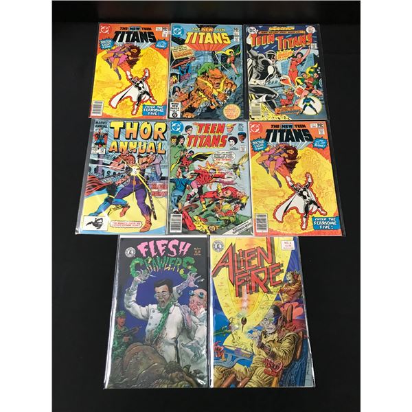 LOT OF 8 MIXED TITLE COMICS - VARIOUS PUBLISHERS
