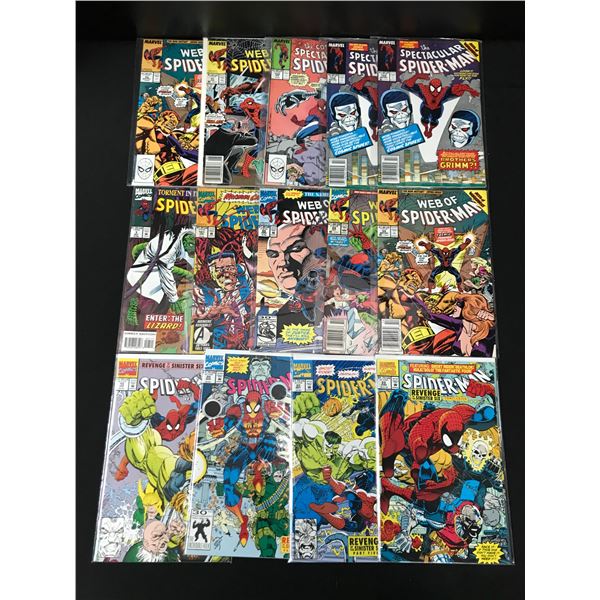 LOT OF 15 AMAZING SPIDERMAN COMICS - MARVEL COMICS