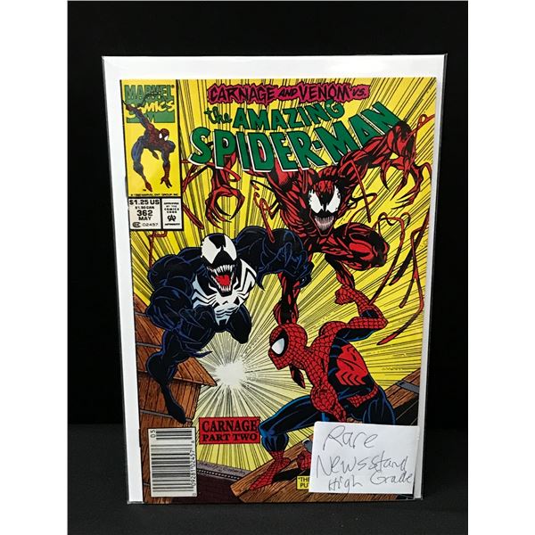 THE AMAZING SPIDERMAN #362 NEWSSTAND EDITION - MARVEL COMICS