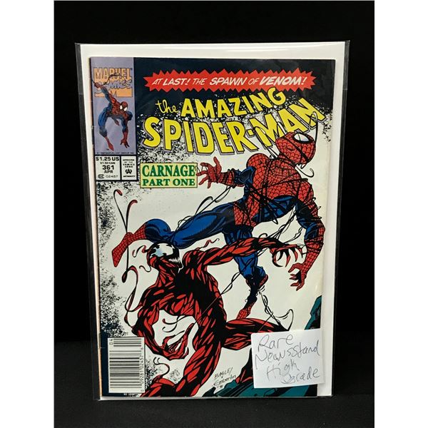 THE AMAZING SPIDERMAN #361 NEWSSTAND EDITION - MARVEL COMICS