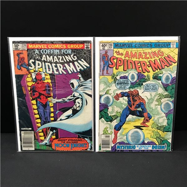 LOT OF 2 AMAZING SPIDERMAN COMICS - MARVEL COMICS