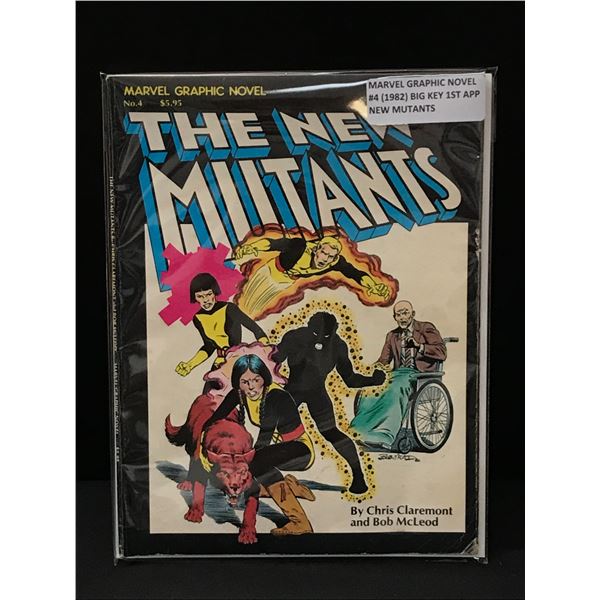 THE NEW MUTANTS #4 GRAPHIC NOVEL (1982) 1ST APP NEW MUTANTS - MARVEL COMICS