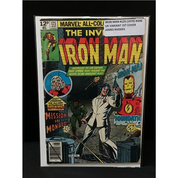 THE INVINCIBLE IRON MAN #125 UL VARIANT - MARVEL COMICS