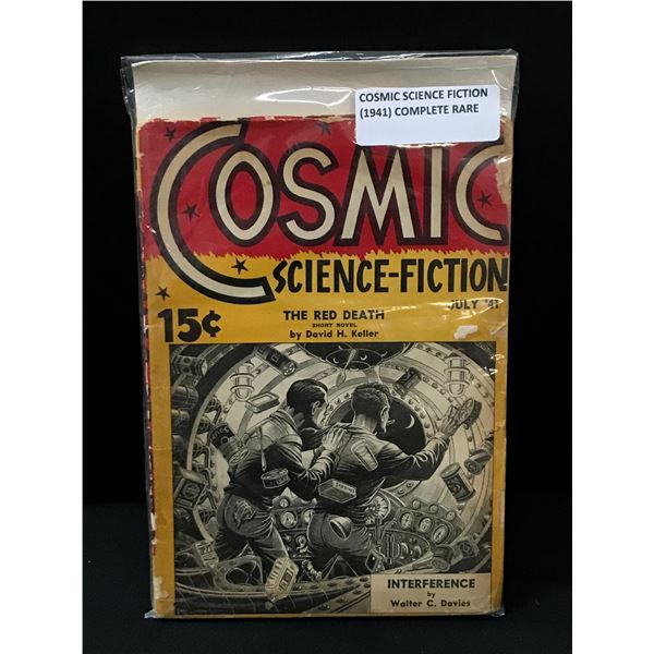 COSMIC SCIENCE FICTION (1941) COMPLETE - BY DAVID H. KELLER