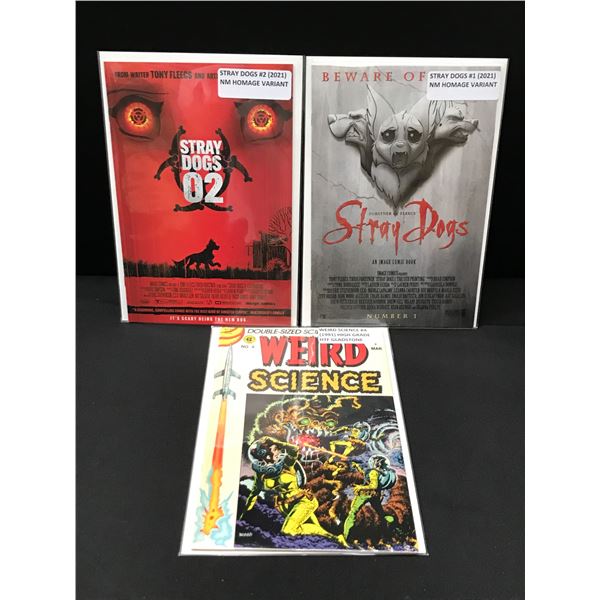LOT OF 3 MIXED TITLE COMICS - VARIOUS PUBLISHERS