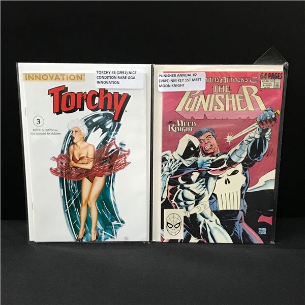 LOT OF 2 MIXED TITLE COMICS - DIFFERENT PUBLISHERS