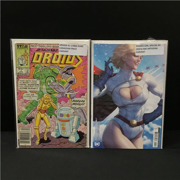 LOT OF 2 X #1 COMICS - DIFFERENT TITLES AND PUBLISHERS