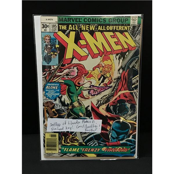 X-MEN #105 1ST APP LLANDRA PHOENIX NEWSSTAND EDITION - MARVEL COMICS