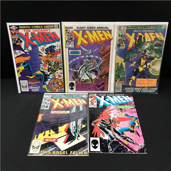 LOT OF 5 X-MEN COMICS - MARVEL COMICS