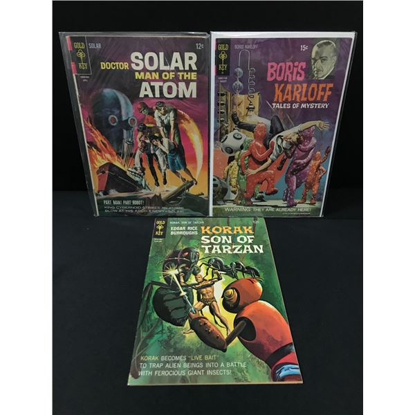 LOT OF 3 GOLD KEY COMICS - VARIOUS TITLES