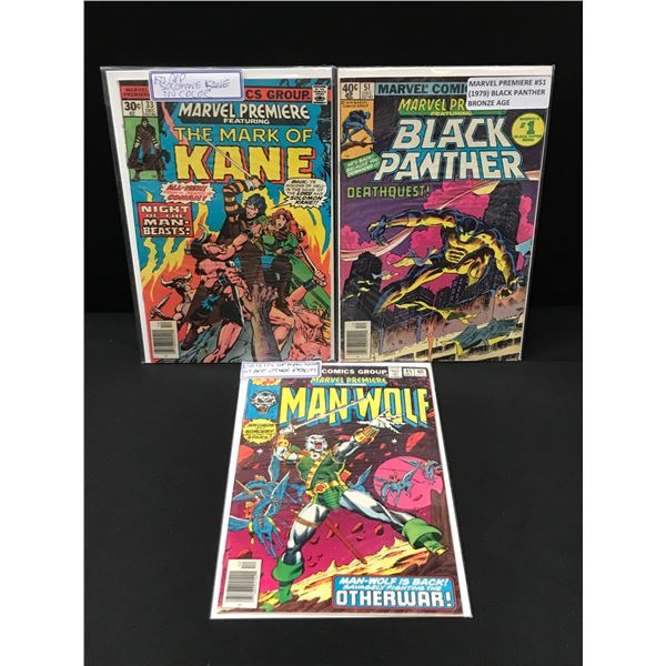 LOT OF 3 MARVEL COMICS - VARIOUS TITLES